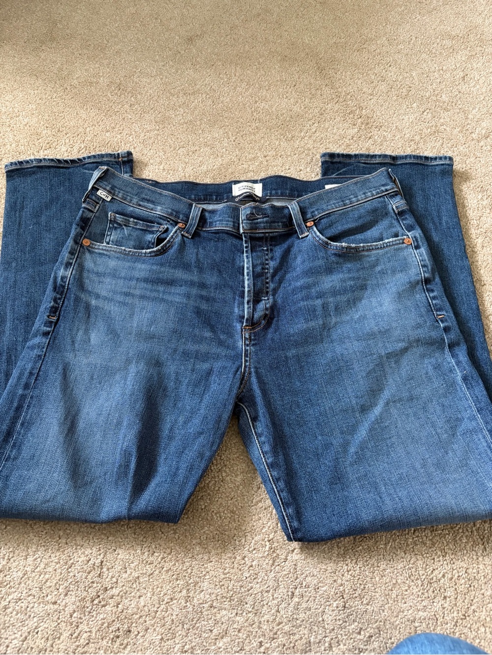 Brand: Citizens of HumanitySize (Tag): 28Actual Waist: 32 inseam is: 27 inche